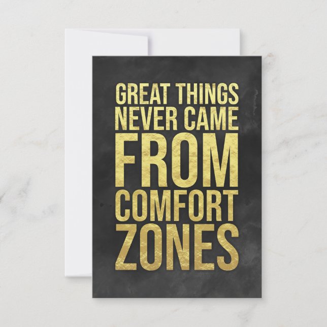 Investor Comfort Zones Tack Kort (Framsida)