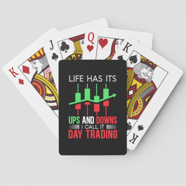 Investor I Call It Day Trading Casinokort (Baksidan)