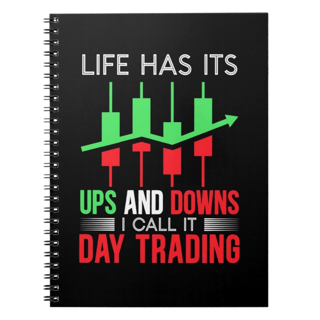 Investor jag kallar det Day Trading Anteckningsbok (Framsidan)