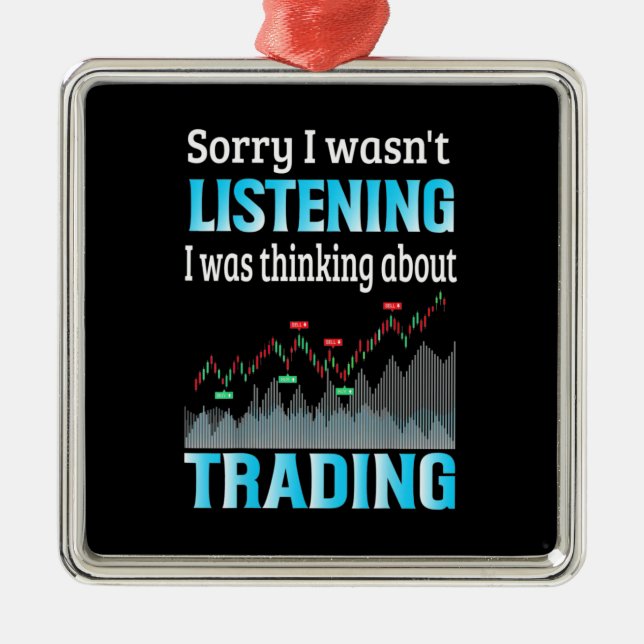 Investor jag tänkte på handel julgransprydnad metall (Framsidan)