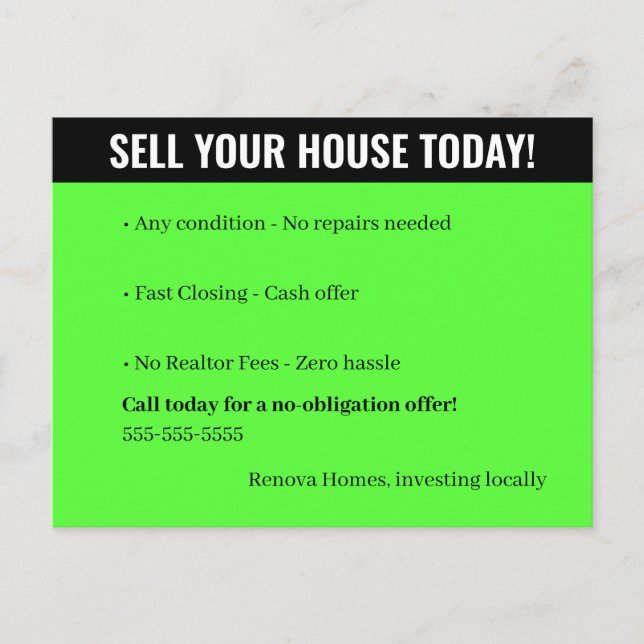 Investor Postkort Vykort (Framsida)