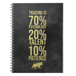 Investor Trading Talent Patience Anteckningsbok