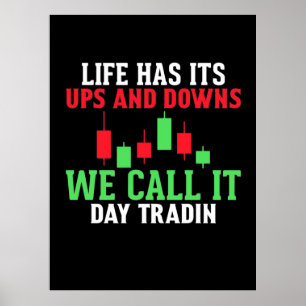 Investor vi kallar det Day Trading Poster