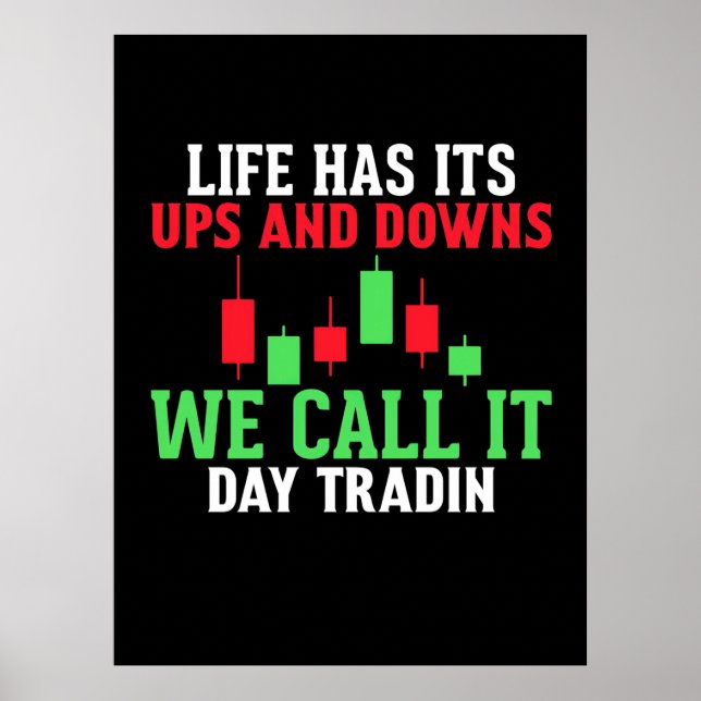 Investor vi kallar det Day Trading Poster (Framsidan)