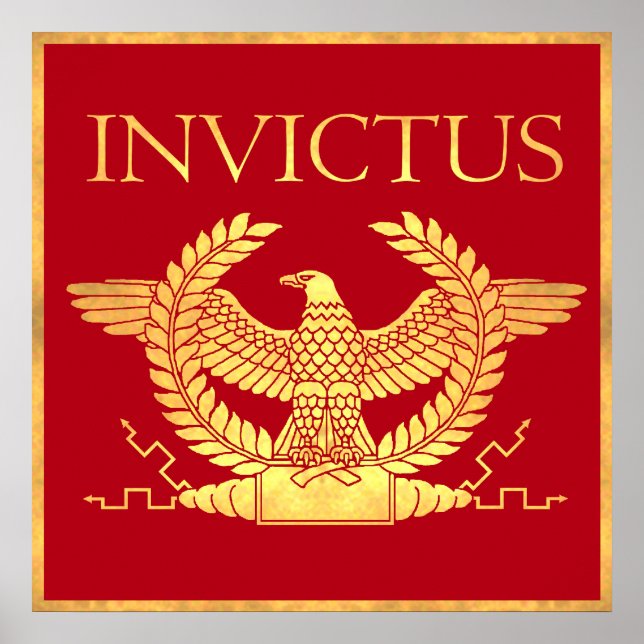 Invictus Ancient Guld poster (Framsidan)