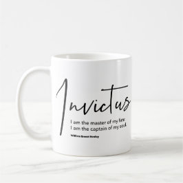 Invictus Dikt - jag är Mästare i mitt öde Kaffemugg