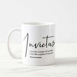 Invictus Dikt - jag är Mästare i mitt öde Kaffemugg