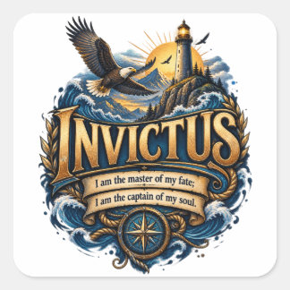 Invictus Herre över mitt öde Klistermärke