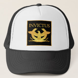 Invictus örn på svart keps