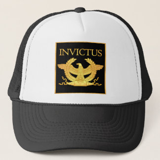 Invictus örn på svart keps