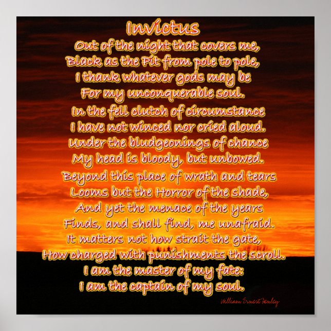 Invictus Poster (Framsidan)