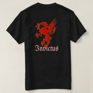 Invictus T shirt, Red Dragon T-shirt