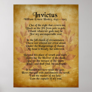 ’Invictus’, Viktorian parchment laurel wand (I) Poster