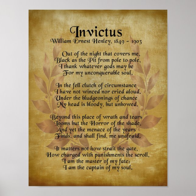’Invictus’, Viktorian parchment laurel wand (I) Poster (Framsidan)