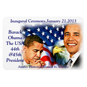 Invigning2013,Barack Obama_Premium Flexi Magnet