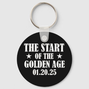 Invigning 2025 President Trump Golden Age Nyckelring