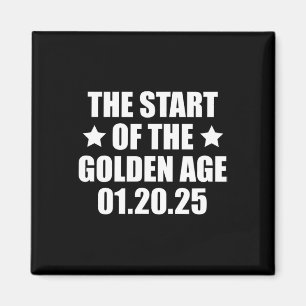 Invigning 2025 President Trump Guldåldern Magnet