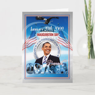 Invigning av Barack Obama Kort