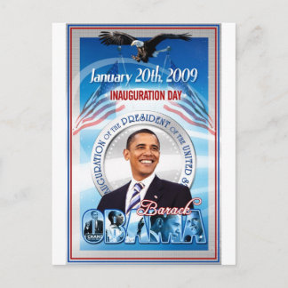 Invigning av Barack Obama Vykort