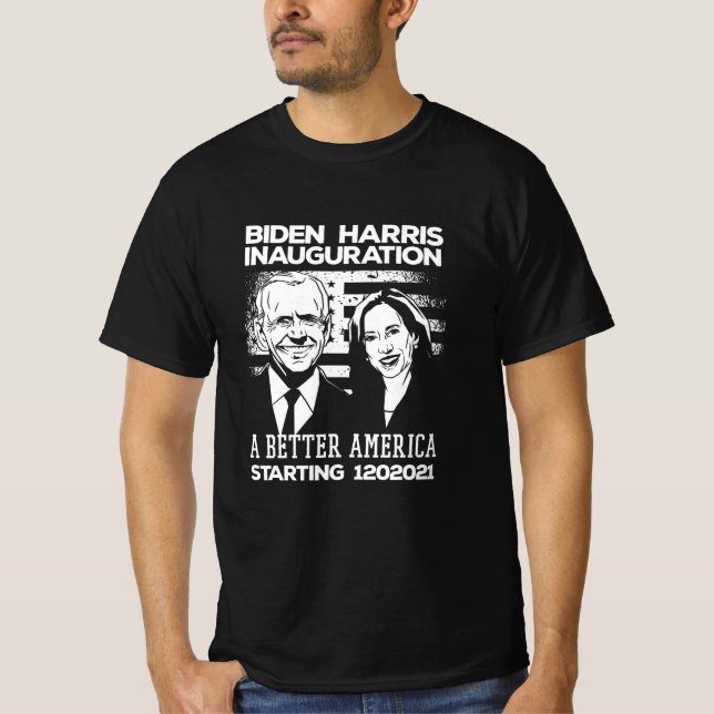 Invigning av Biden Harris presidentämbete 2021 T Shirt (Framsida)