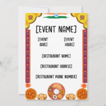 Invigning och invigning av indiska restauranger