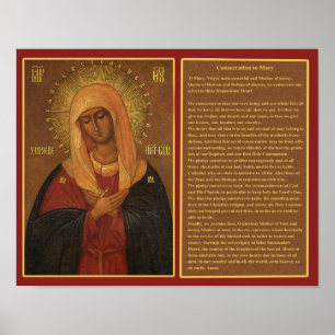 INVIGNING TILL MARY. POSTER