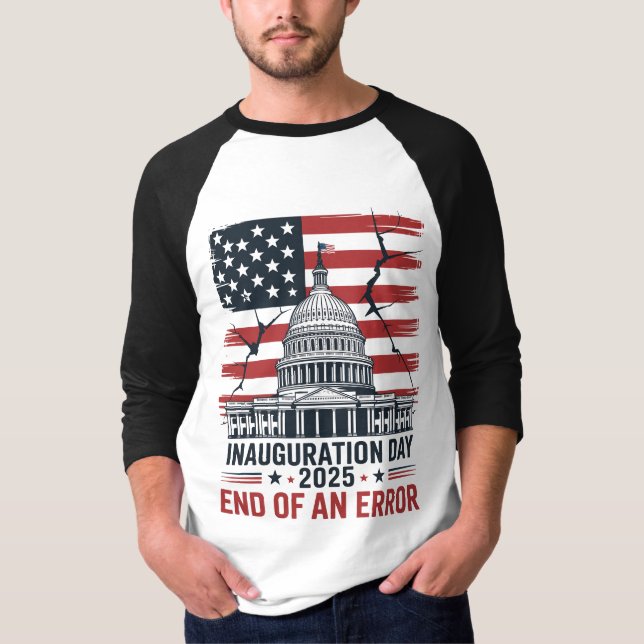 Invigningdag 2025 Slutet på ett fel T Shirt (Framsida)