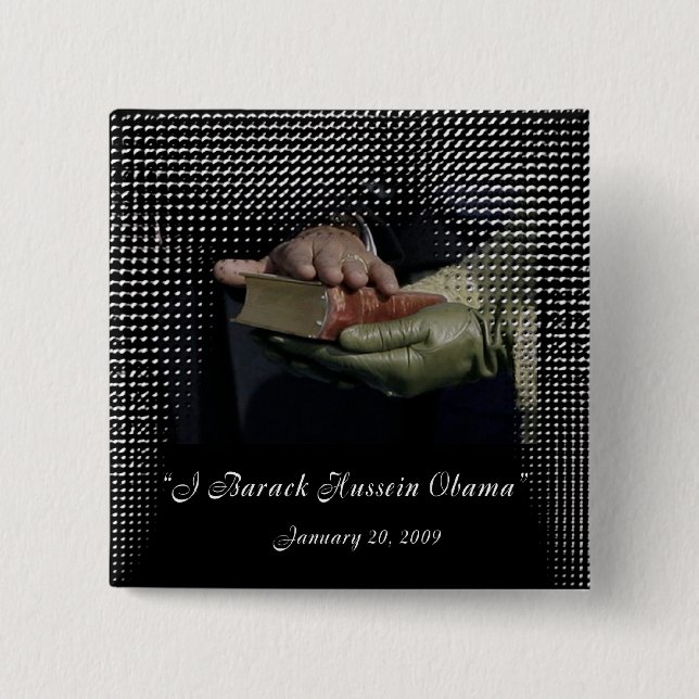 INVIGNINGDAG: BARACK HUSSEIN OBAMA KNAPP (Framsida)