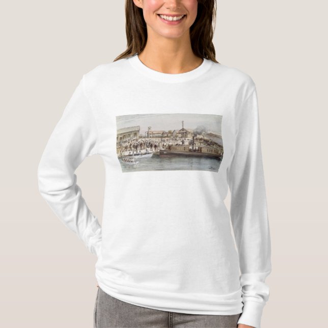 Invigningen av den Suez kanalen T Shirt (Framsida)