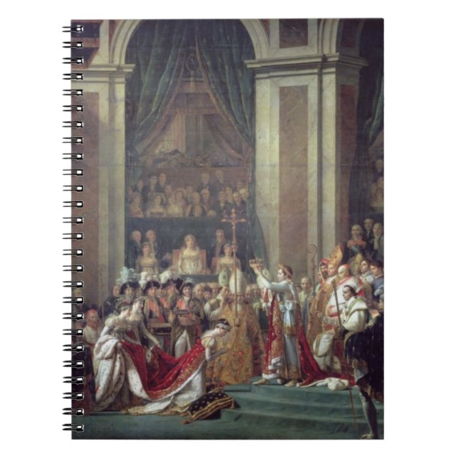 Invigningen av kejsaren Napoleon Anteckningsbok Med Spiral (Framsidan)