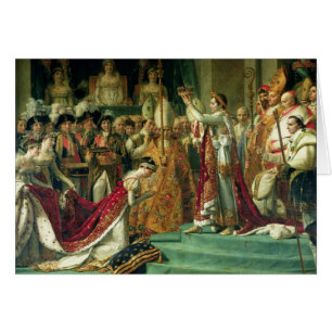 Invigningen av kejsaren Napoleon Hälsningskort