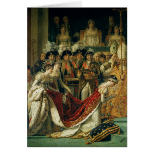 Invigningen av kejsaren Napoleon Hälsningskort