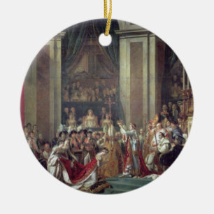 Invigningen av kejsaren Napoleon Julgransprydnad Keramik