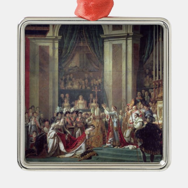 Invigningen av kejsaren Napoleon Julgransprydnad Metall (Framsidan)