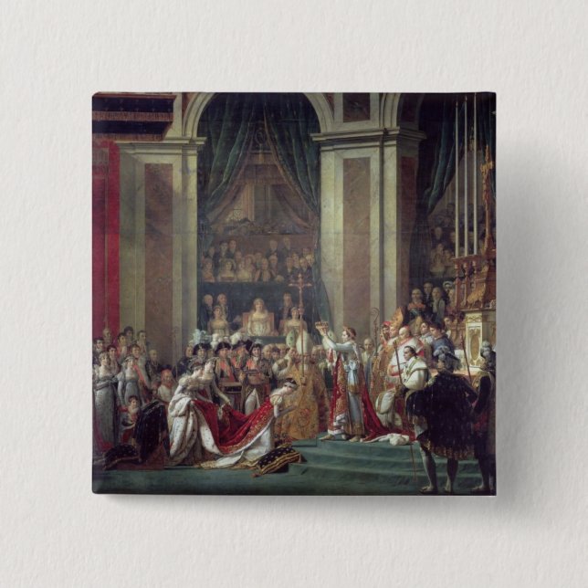 Invigningen av kejsaren Napoleon Knapp (Framsida)