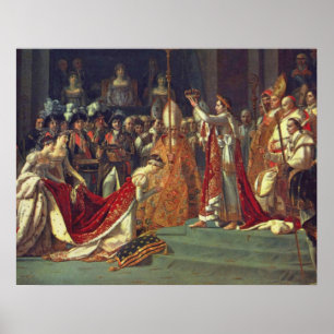 Invigningen av kejsaren Napoleon l Poster