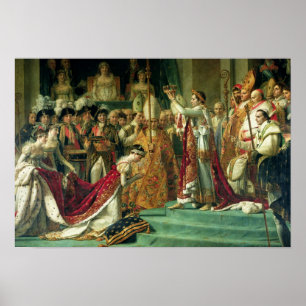 Invigningen av kejsaren Napoleon Poster