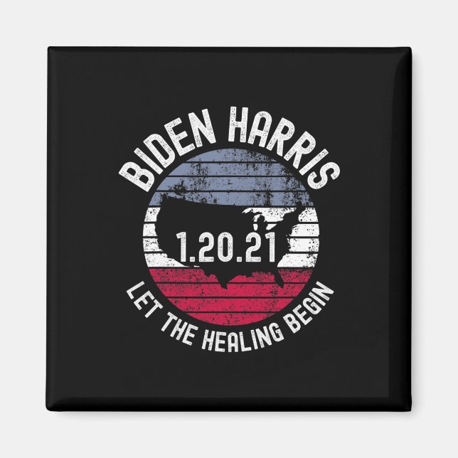 Invigningen av lagret i Biden Harris 2021 2 Magnet (Framsidan)