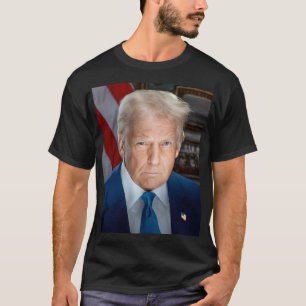 Invigningen av Officiellen i Porträtt, president T Shirt