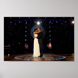Invigningen av president Barack Obama Dance w/ Mic Poster