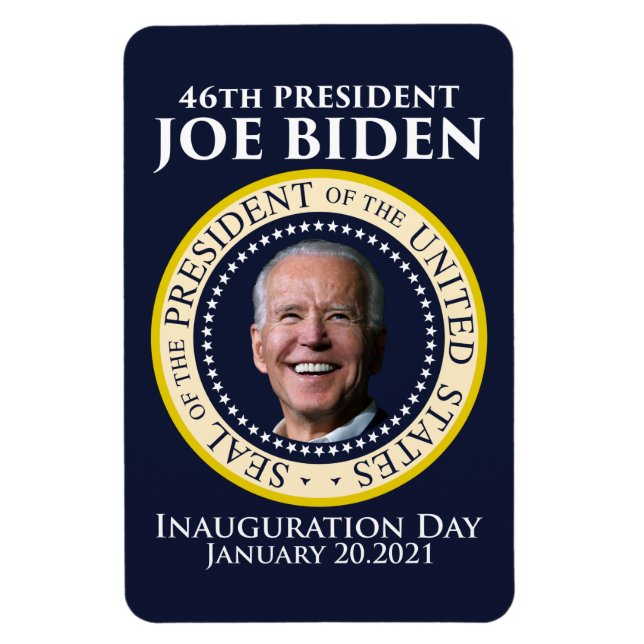 Invigningsdag 2021 President Biden Magnet (Vertikal)
