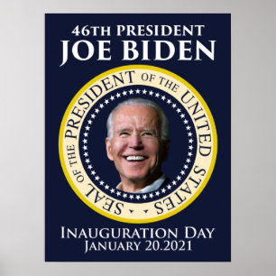 Invigningsdag 2021 President Biden Poster