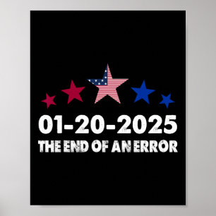 Invigningsdag 2025 januari 20 slut på ett fel poster