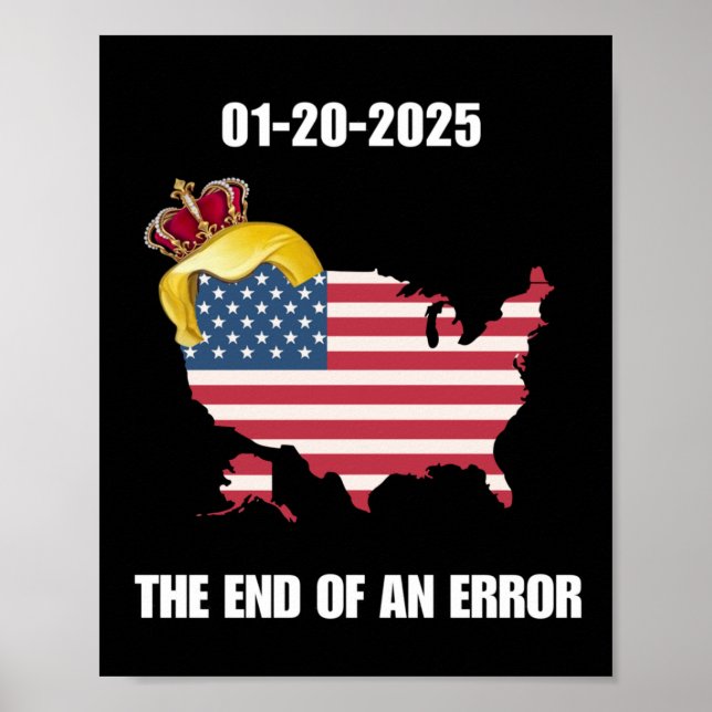 Invigningsdag 2025 slut på ett fel januari 20 t poster (Framsidan)