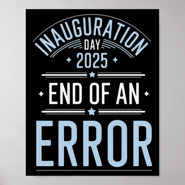 Invigningsdag 2025 slut på ett fel - Perfec Poster (Framsidan)