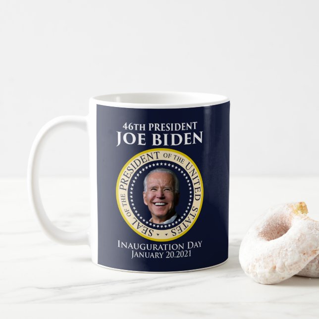 Invigningsdag för president Biden Kaffemugg (Med munk)