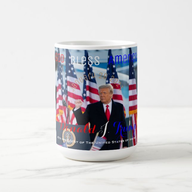 Invigningsdagen 2021 Farewell Ceremony Trump Kaffemugg (Center)