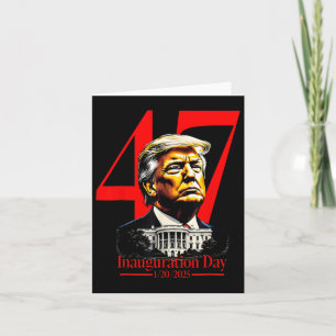 Invigningsdagen 2025 Donald Trump 47:e presidenten Kort