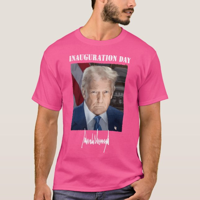 Invigningsdagen 2025 Donald Trump Presidenten P T Shirt (Framsida)