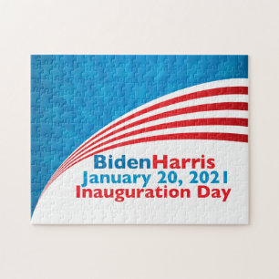 Invigningsdagen för Biden Harris American Flagga Pussel